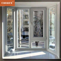 Zhuhai broken bridge aluminum doors and windows Aluminum alloy casement window screen integrated sound insulation seal Balcony push-pull floor-to-ceiling bay window customization