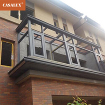 Jinhua broken bridge aluminum doors and windows Aluminum alloy casement window screen integrated sound insulation seal Balcony push-pull floor-to-ceiling bay window customization