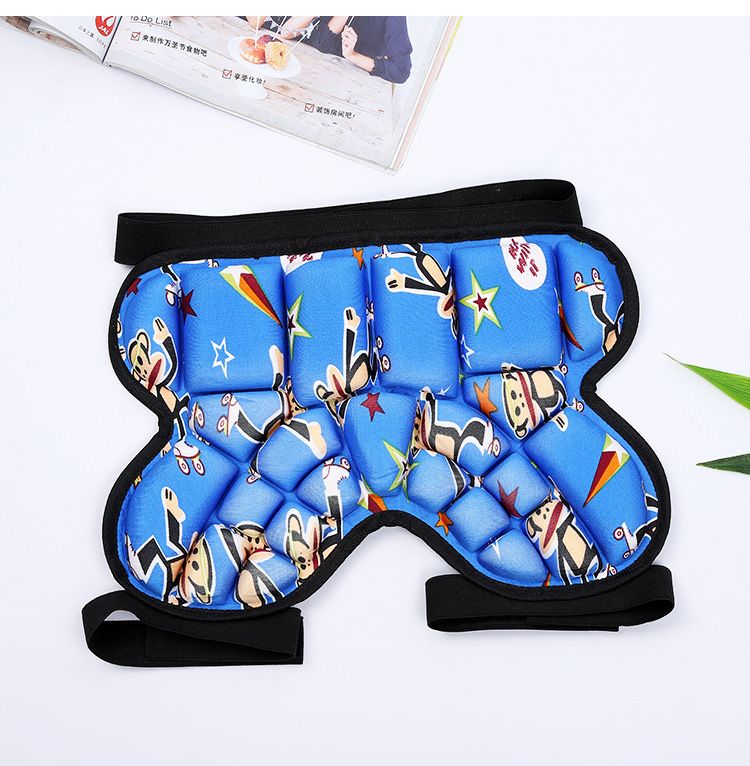 Tã lót trượt băng trẻ em Quần khúc côn cầu quần trượt tuyết thể thao đồ bảo hộ trượt ván trượt băng trẻ em miếng đệm mông - Dụng cụ thể thao
