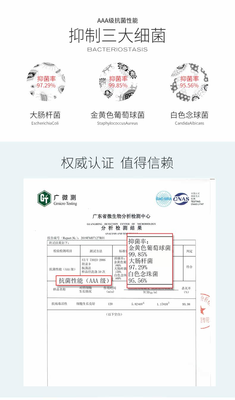 Firs/杉杉 男士50支兰精莫代尔 抗菌平角内裤 3条 图7