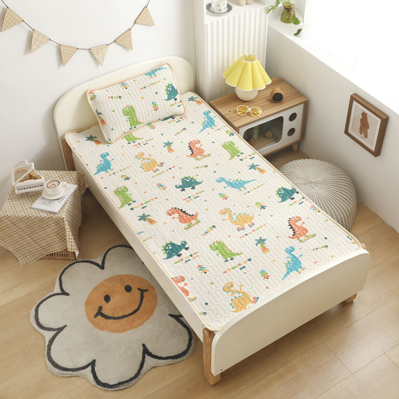 Baby Latex Cool Mat Children Kindergarten Afternoon Nap Soft Mat Folding Baby Summer Air Conditioning Mat Ice Silk Breathable Mat-Taobao