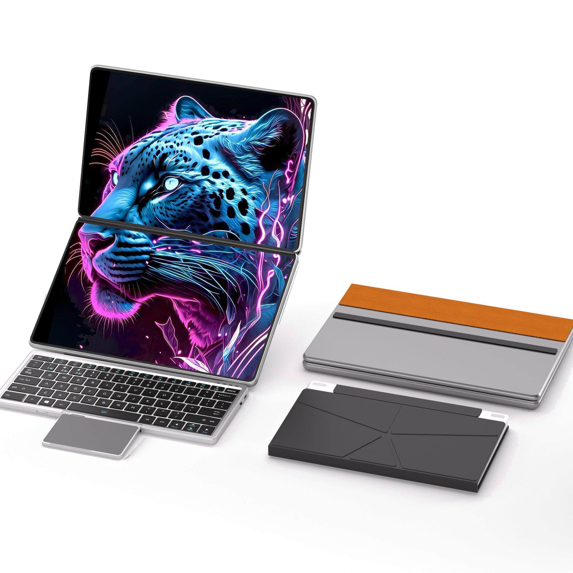 Новый 10,9-дюймовый ноутбук core i3 с двумя экранами, сенсорный экран для рукописного ввода, портативный ноутбук для рисования, складной