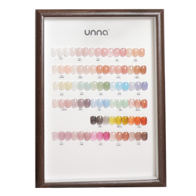 UNNA Hydrating Garden 28 Color Series Transparent Nail Polish Gel
