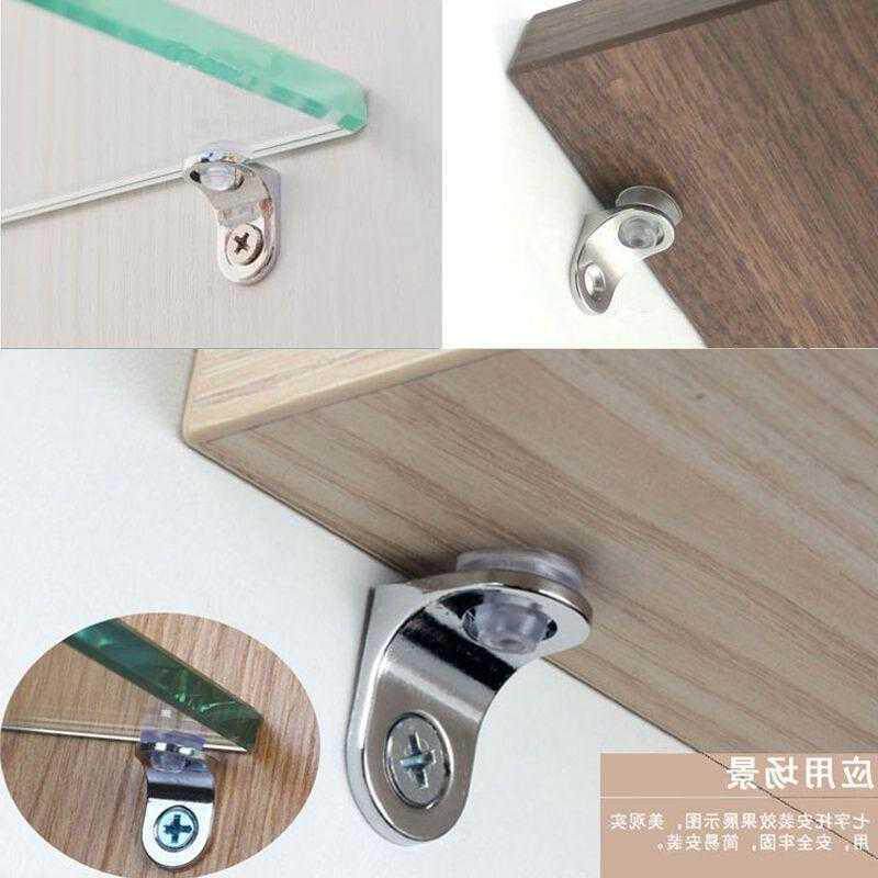 Furniture Laminate Glass Tow Wardrobe Cabinet Campisor Clapboard Holder Glass Support Frame Holder Fixed Hardware Accessories
