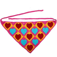 Роза красный [красочный любовный треугольник шарф]