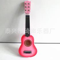 Fabricant Vente au détail 21 pouces enfants Guitare à Guitare de bois Exécuter une petite guitare en bois Miniature de Guitare