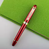 Перьевая ручка (наконечник F 0,5 мм), спираль красная