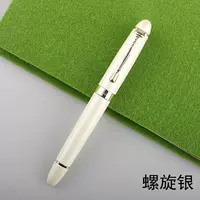 Художественная ручка 1,0 мм, спираль серебристая.