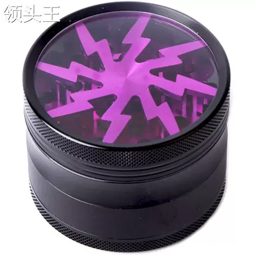 Spot -of -te -teeth Lightning Smoke Mill 6M Четырех -слойная пластина алюминиевый сплав металлический сплав для дымовой шлифовальной машины Grider