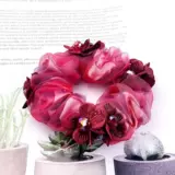 Корейский стиль в новом стиле привязанный к веревочке шелковая прядь пряжех