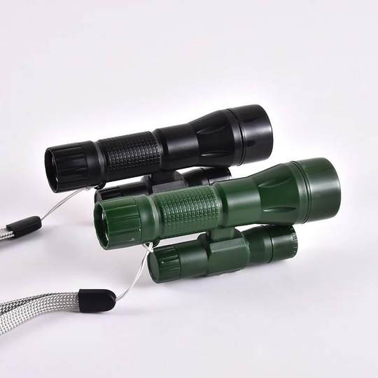 Multifunctional laser pointing lighting flashlight portable led children's monocular telescope light toy
