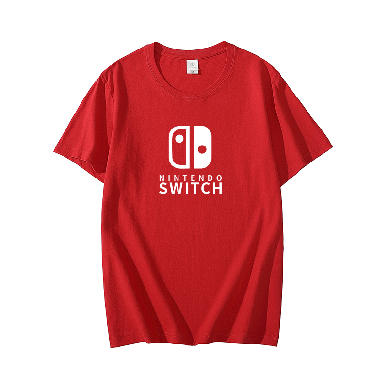 Game Merchandise T-Shirt the Legend of Zelda Link Switch Same Design Pattern Zodiac Year Red Short-Sleeve Clothing Summer