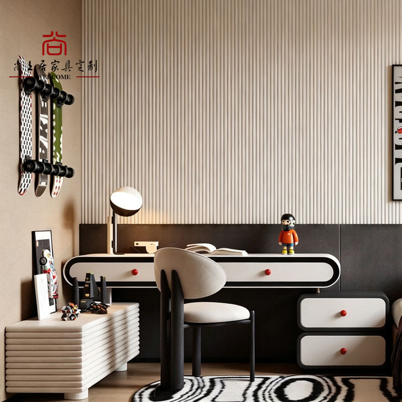 Modern Minimalist Home-Use Solid Wood Desk Model Room Children's Room Writing Desk Dressing Table Computer Office Desk and Chair Modern Minimalist Home-Use Solid Wood Desk Model Room Children's Room Writing Desk Dressing Table Computer Office Desk and Chair