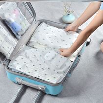  Travel storage bag female Liu Tao with the same luggage classification items sealed school travel spare clothes small household