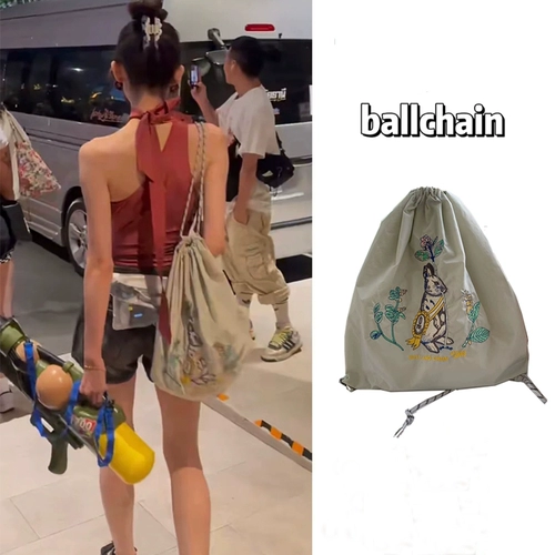 Складной японский рюкзак, сумка через плечо, с вышивкой