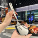 Buffet meal picking spoon shared spoon