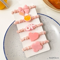 Розовый комплект, с медвежатами