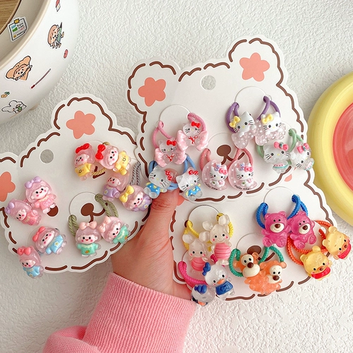 Милая детская безвредная резинка для волос, коллекция 2023, популярно в интернете, не повреждает волосы