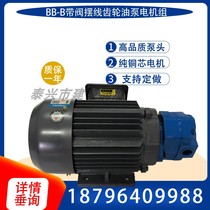 BB-B16NJZ-1 B25NJZ B32NJZ-1 Cycloidal gear oil pump motor set 1 1 0 75KW Donggao 1