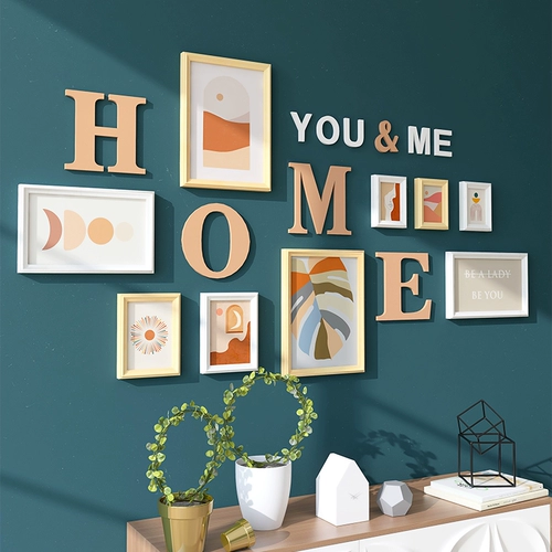 Северный стиль ресторан декоративная картина роспись творческая столовая стена висящая живопись современная минималистская столовая настенная картина стены