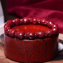 Raw ore cinnabar and purple gold sand lucky bag bracelet with high content of purple gold sand Fuduoduo bracelet gift jewelry