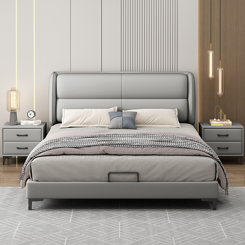Light Luxury Children's Bed for Boys, Suitable for Small Apartments, with Soft Upholstery, Single Bed with Drawers for Storage, for Teenagers