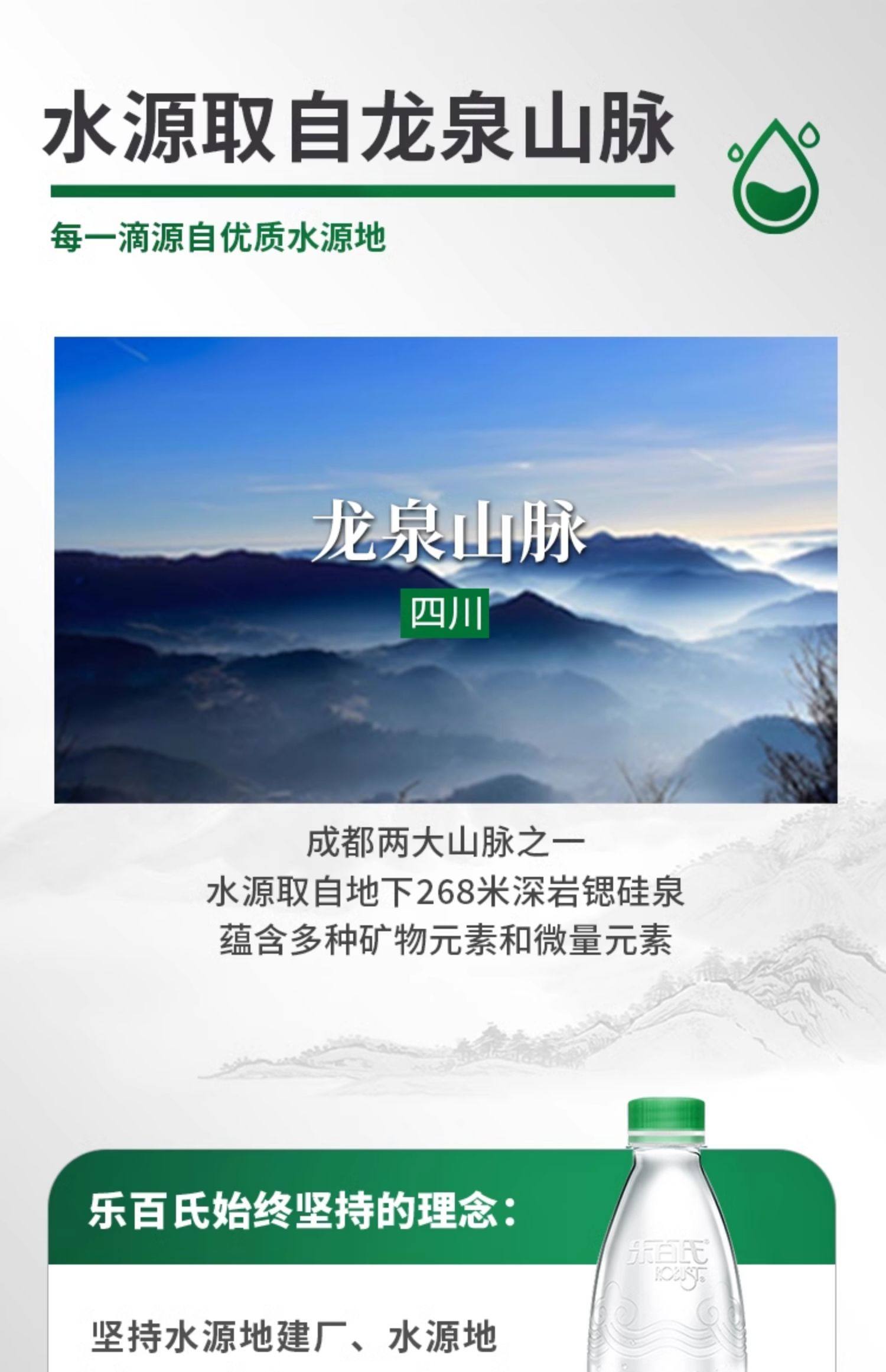 安享好物 安享S级饮用水-乐百氏天然矿泉水 国标 