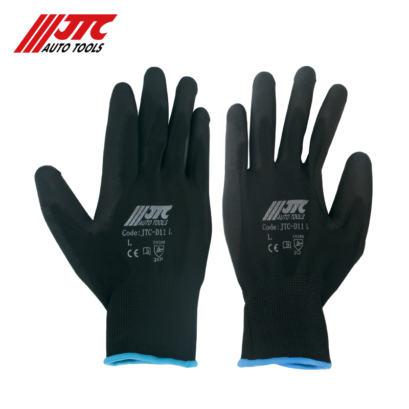 JTC Special Tools Protective Gloves for Repair Non-slip, wear-resistant and breathable (L) Blue ETCD11L