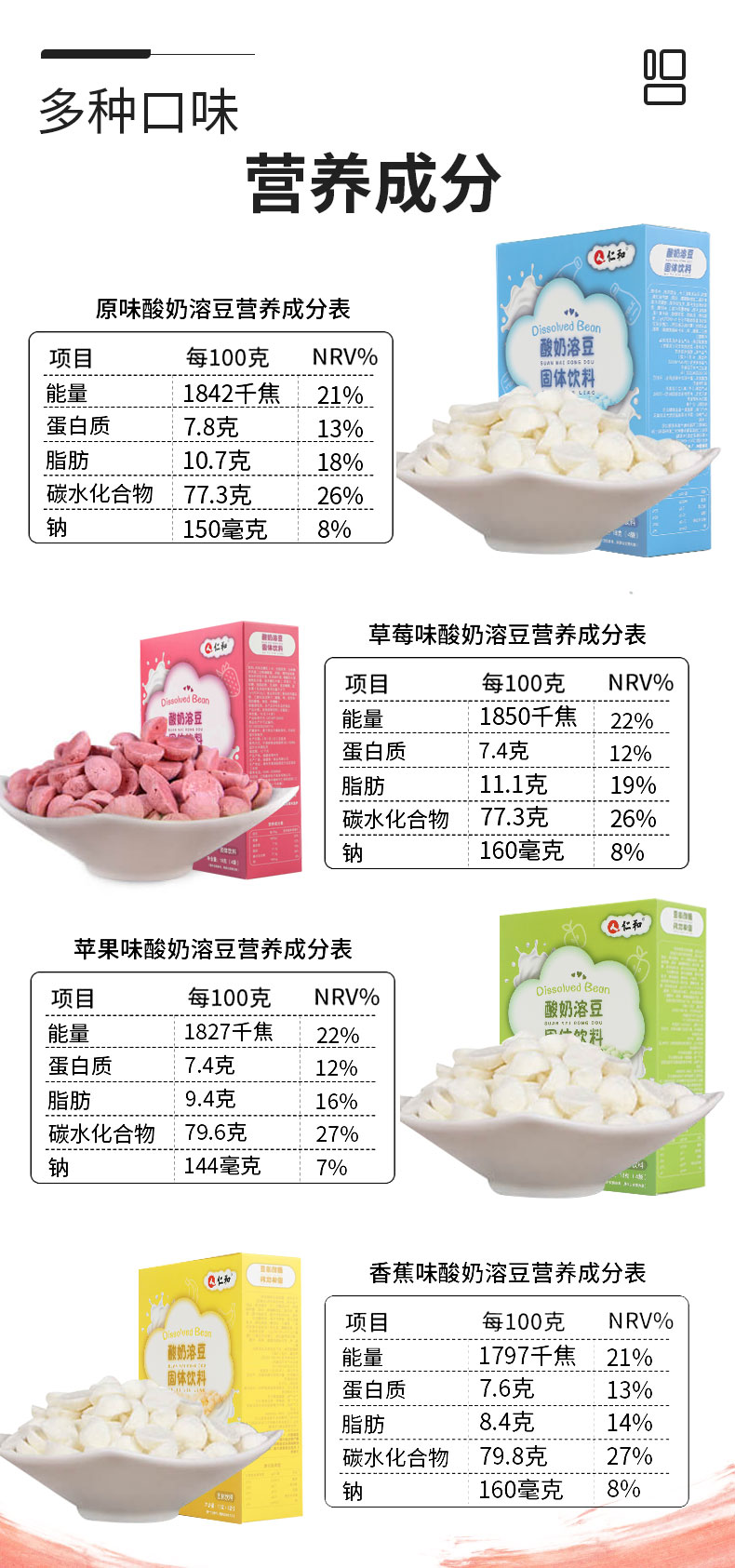 【仁和药业】宝宝益生菌酸奶溶豆