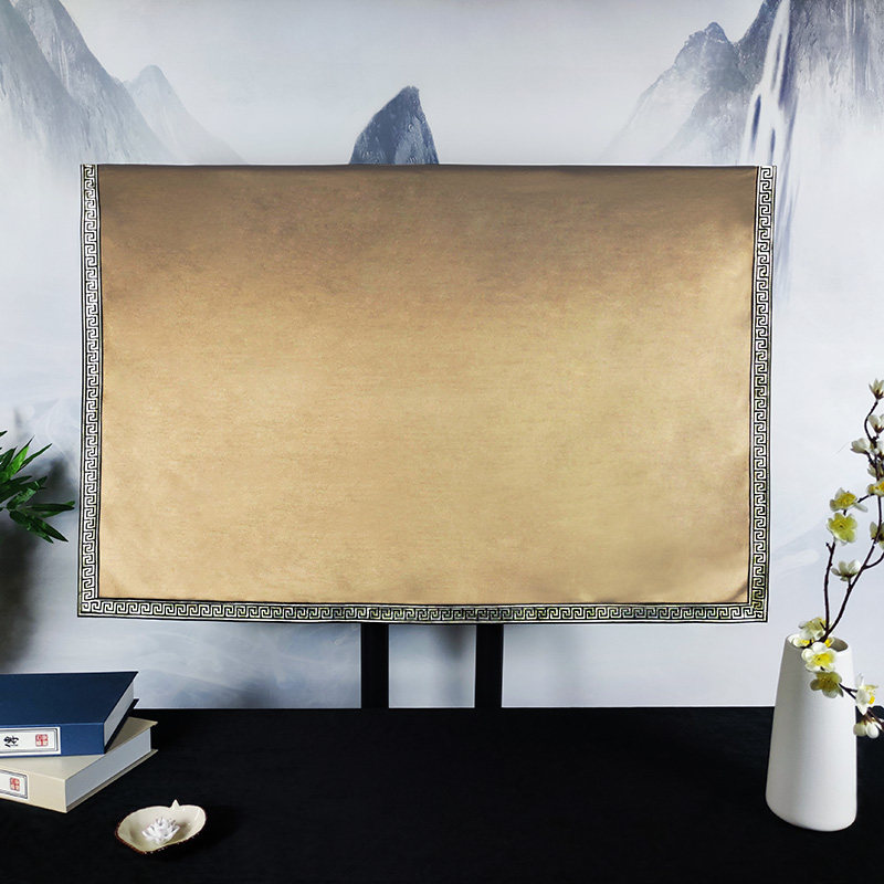 New Chinese modern LCD TV dust-proof bed bag set hanging desktop 56750-inch cover cloth simple
