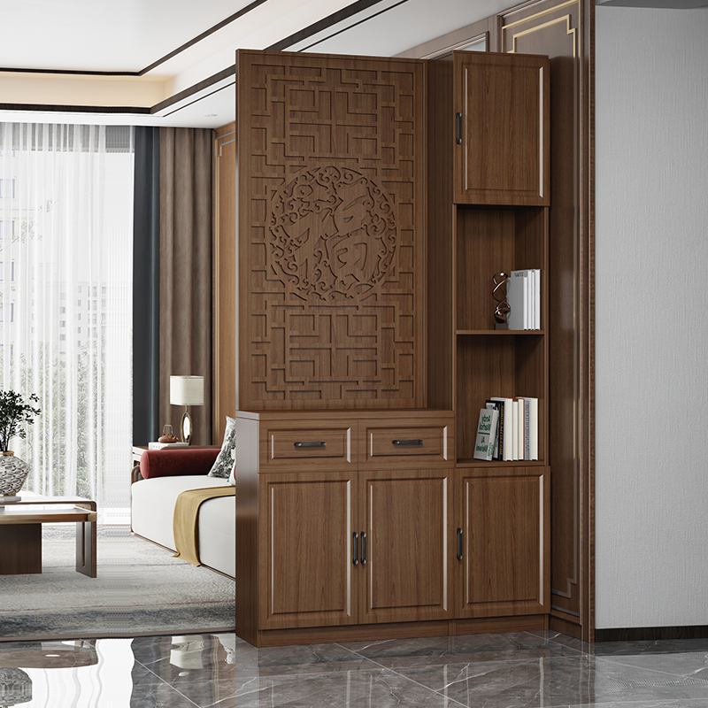 Screen Partition Living Room Entrance Cabinet Facing the Door, Light Luxury Entryway Wine Cabinet, Simple Storage Rack, Shoe Cabinet, New Chinese Style Screen Partition Living Room Entrance Cabinet Facing the Door, Light Luxury Entryway Wine Cabinet, Simple Storage Rack, Shoe Cabinet, New Chinese Style