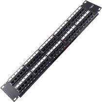 SETO Shengtuo 50-port telephone distribution frame 6P4C2C crystal head 4-core 2-core telephone line voice 50 pairs 1U cabinet