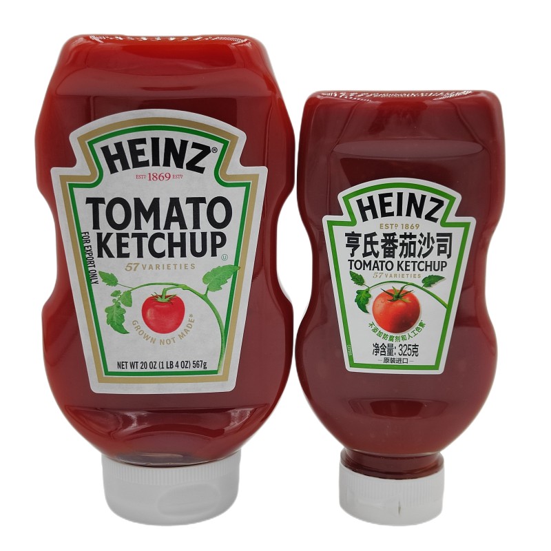 Hens Tomato Sand 325g567g Mexico Indonesia Imports Ketchup Squeeze Bottle Pizza Burger Sauce Pasta-Taobao