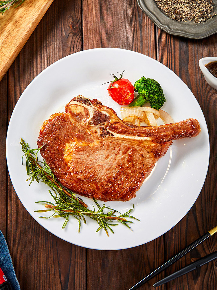 鸿亮 整切澳洲谷饲眼肉战斧牛排 250g*5片 天猫优惠券折后￥148包邮（￥208-60）