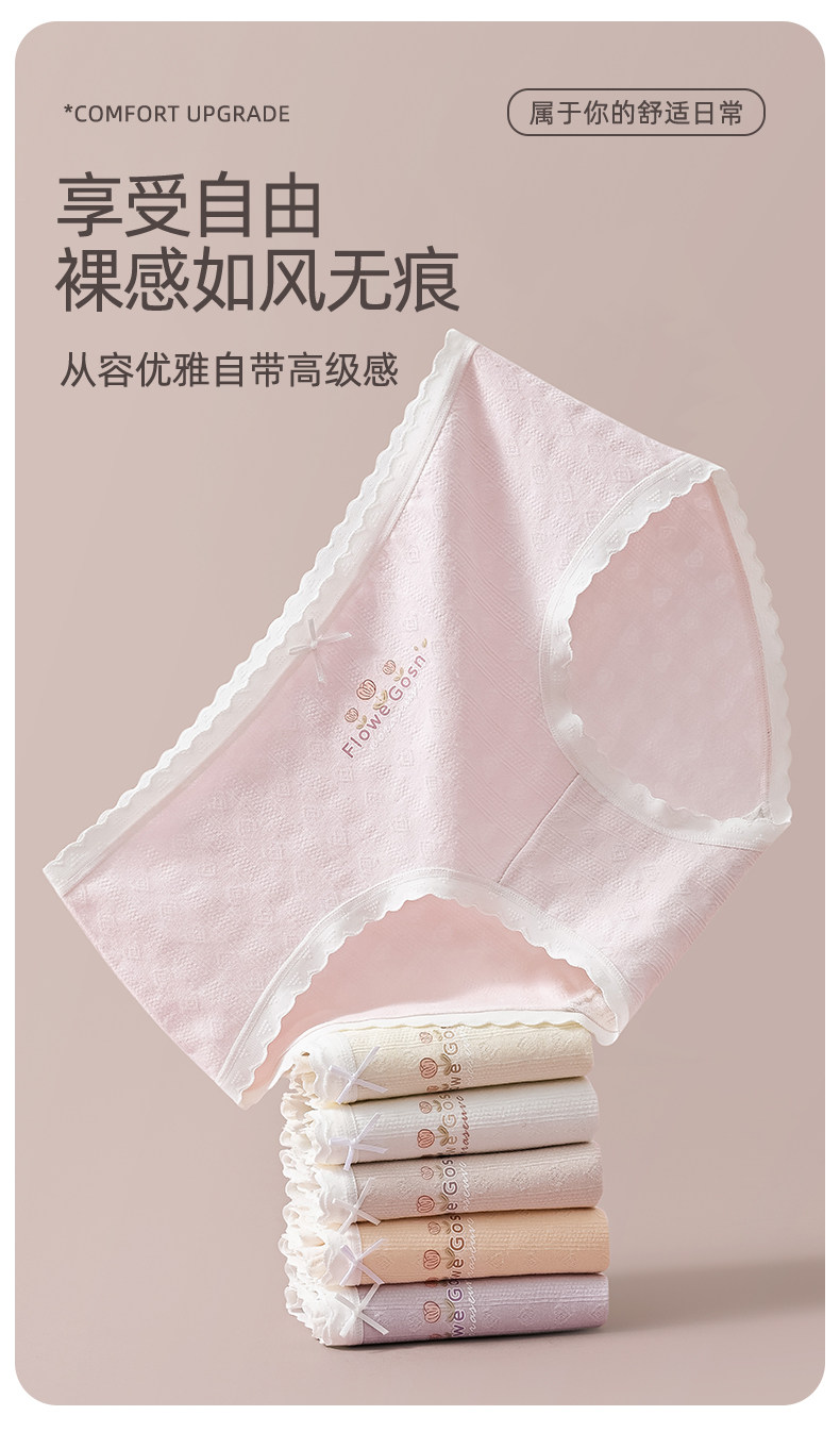 女童内裤中大童发育期10一14岁少女小学初中生纯棉夏季儿童三角裤 — 1