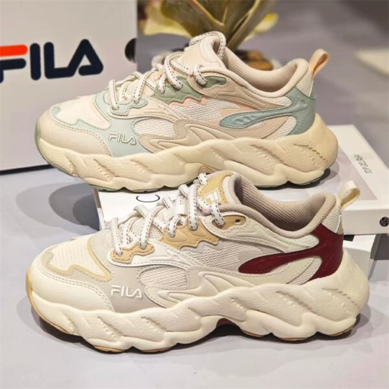 Fila Women's Shoes 2026 Spring New Fern 2S Casual Running Sneakers Dad Shoes F12W611113
