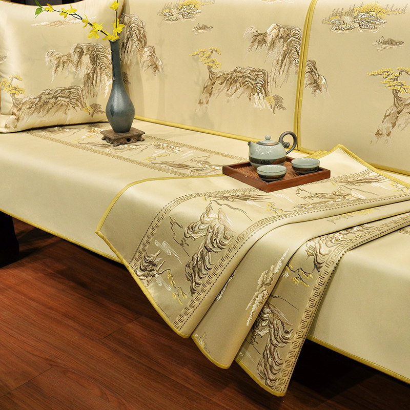 Sofa cushion four seasons universal non-slip Chinese simple modern custom back towel universal sofa towel cover full cover cloth