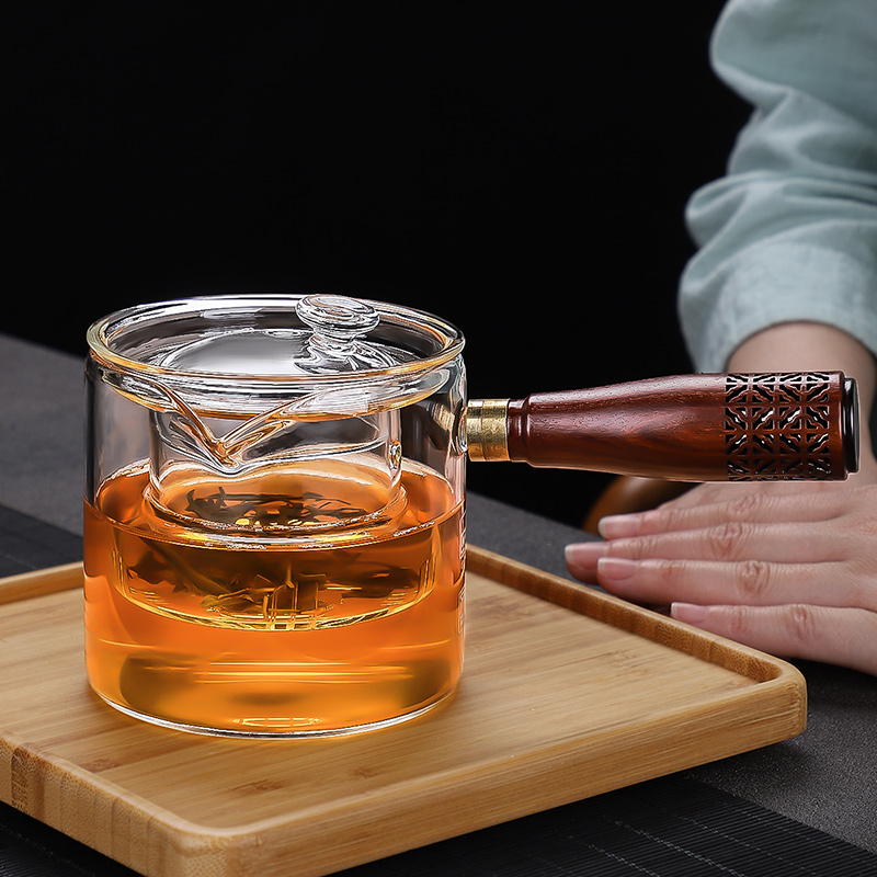 Kung fu tea tea set glass home sitting room a small tea cups office will suit