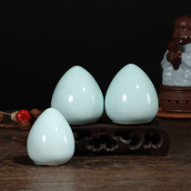  Bird cage accessories Daquan Bird bowl Bird food cup Hand-painted cup Feeder jar Bird bowl Indigo cup Bird supplies