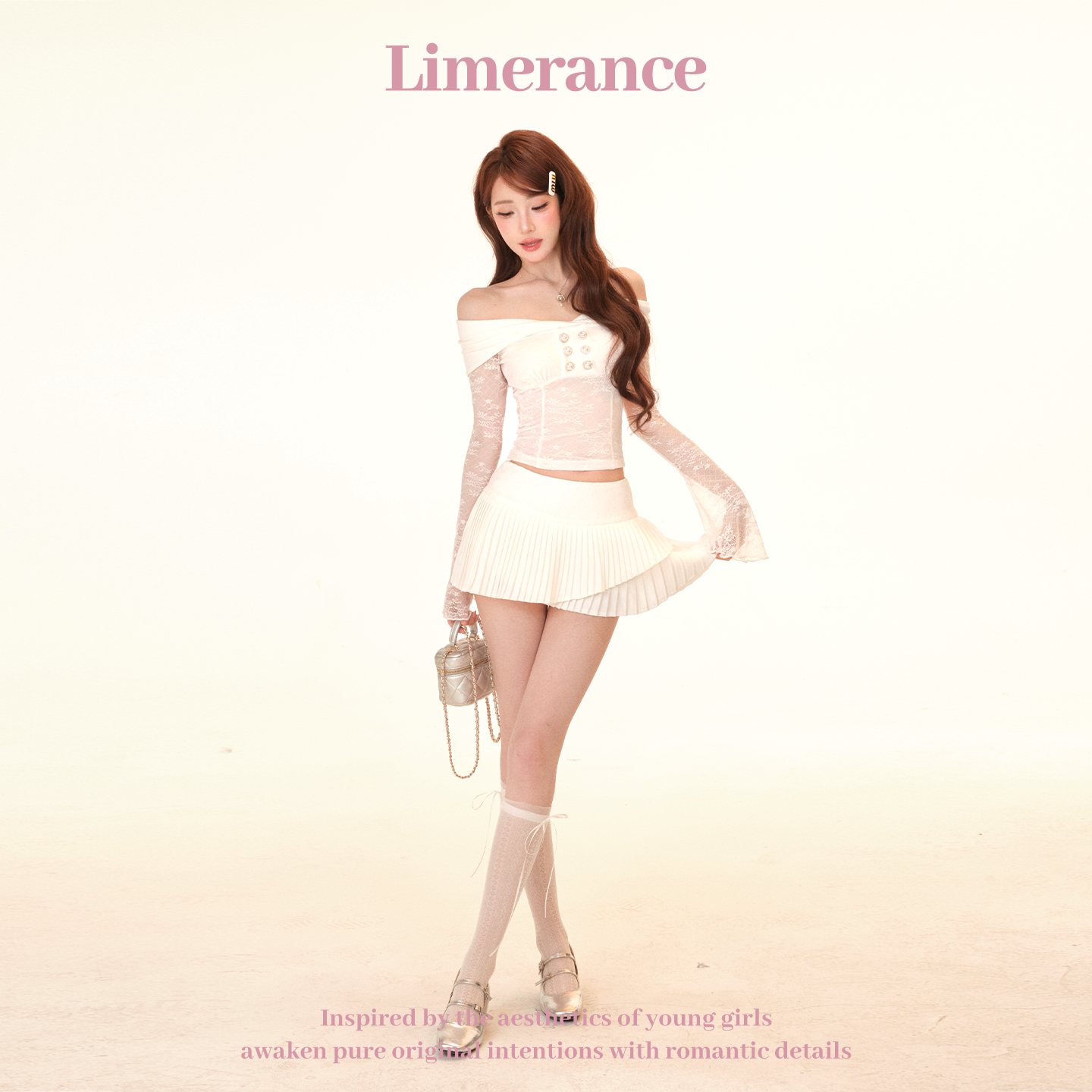 Limerance レース オフショルダー セットアップ