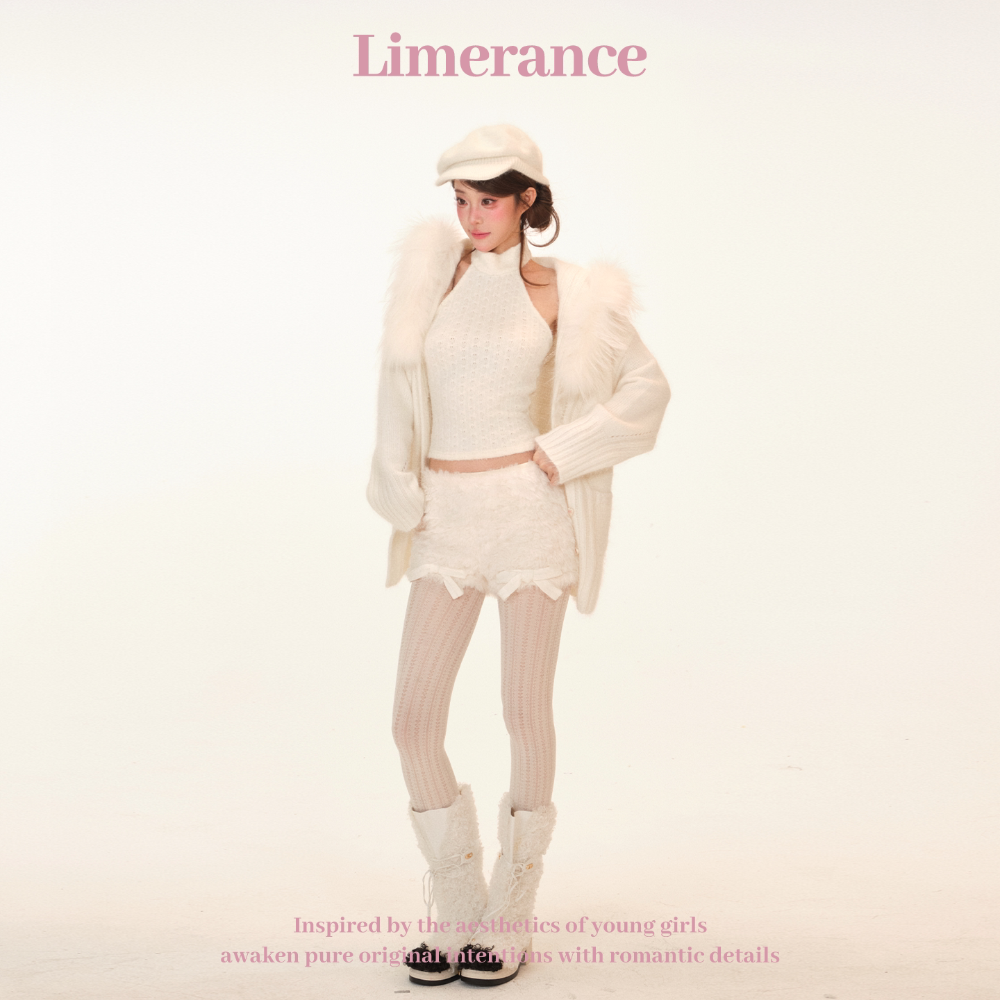 Limerance ホルターネック フード付き セットアップ