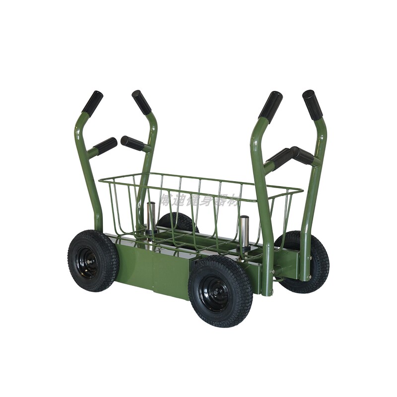 Wheel Fitness Sled for Track and Field Training, Adjustable 8-Resistance Tank Sled, Gym Weight-Bearing Sled with Resistance Bands