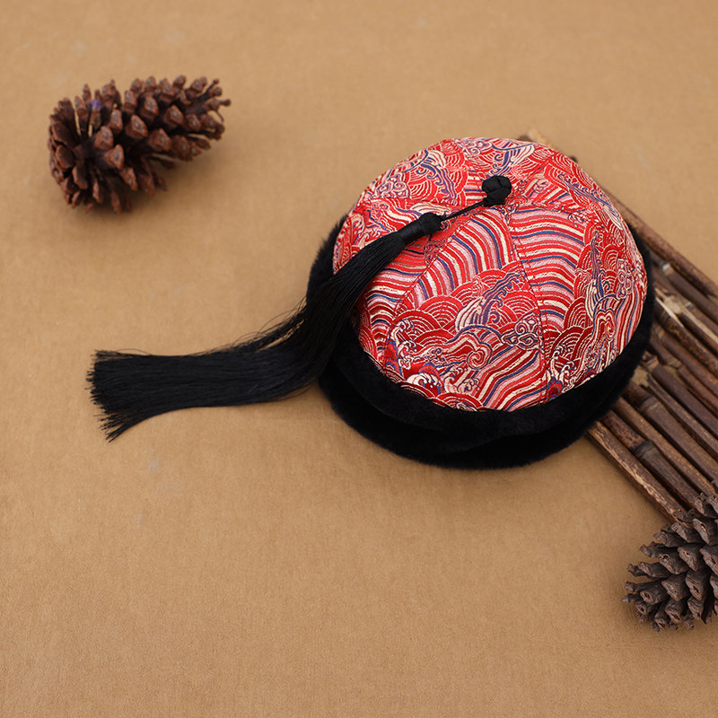 Children's hat melon leather hat boy autumn and winter Chinese wind baby Heqing Yang sends New Year's Tang to New Year landowners hat