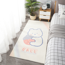 Cute ins Carpet Home Bedroom Bedside Living-room Room Bed Front Children Thickly Covered With Rectangular Ground Floor Mat
