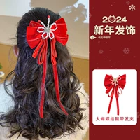 19 # Заколка для волос с жемчужной лентой и бабочкой