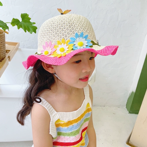 Летний детский пляжный солнцезащитный крем для принцессы на солнечной энергии, шапка, солнцезащитная шляпа, новая коллекция