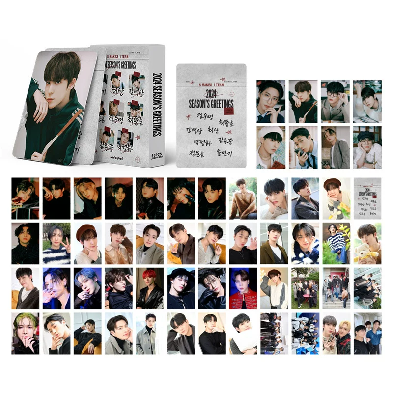 ATeez 55 Sonic Card 55 2024 Greeting Card Postcard Ding Run Haka Card вокруг