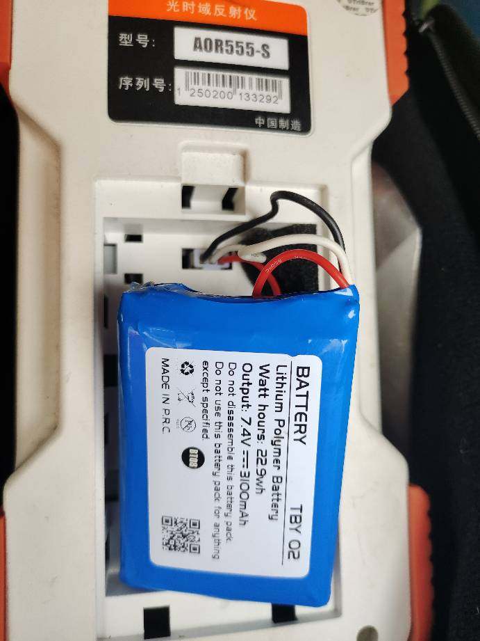 全新 适用于 上海信测otdr光纤测试仪 光时域反射仪 AOR555-S电池