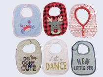 2 pieces exported to the United States mudpi-foreign trade bibs for boys and girls baby bibs