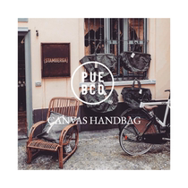 Zhai Xiaosheng PUEBCO tent canvas bag portable travel bag shoulder bag extra large bag retro bag same style as Shawn Yue